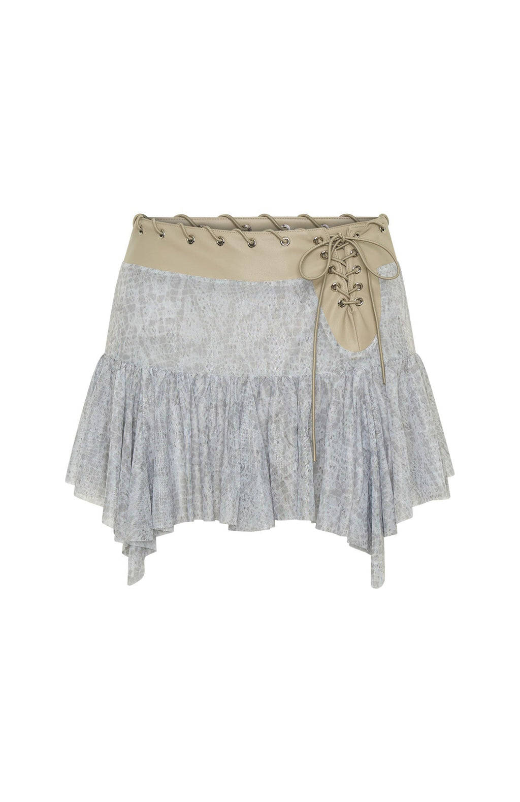 White Fox Dancing In Circles Mini Skirt Halo Mist