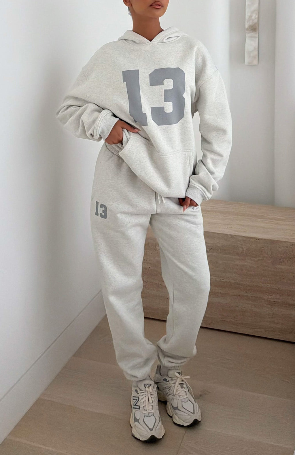 White Fox It's Your Chance Sweatpants Grey Marle