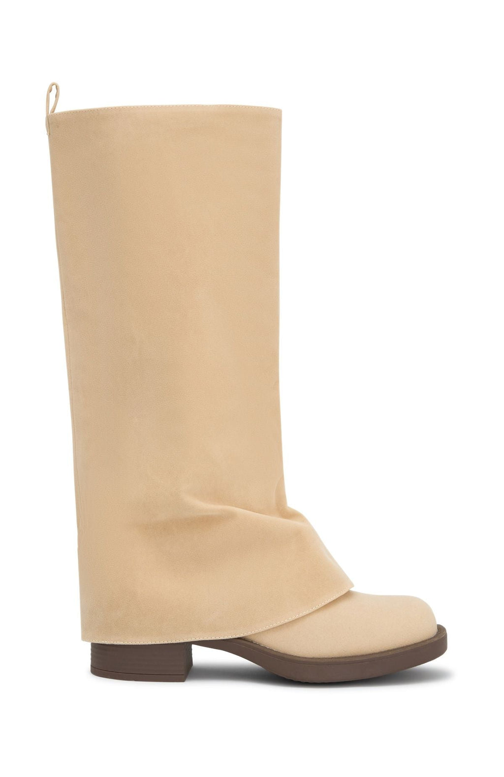 White Fox Tinashe Knee High Boots Sand