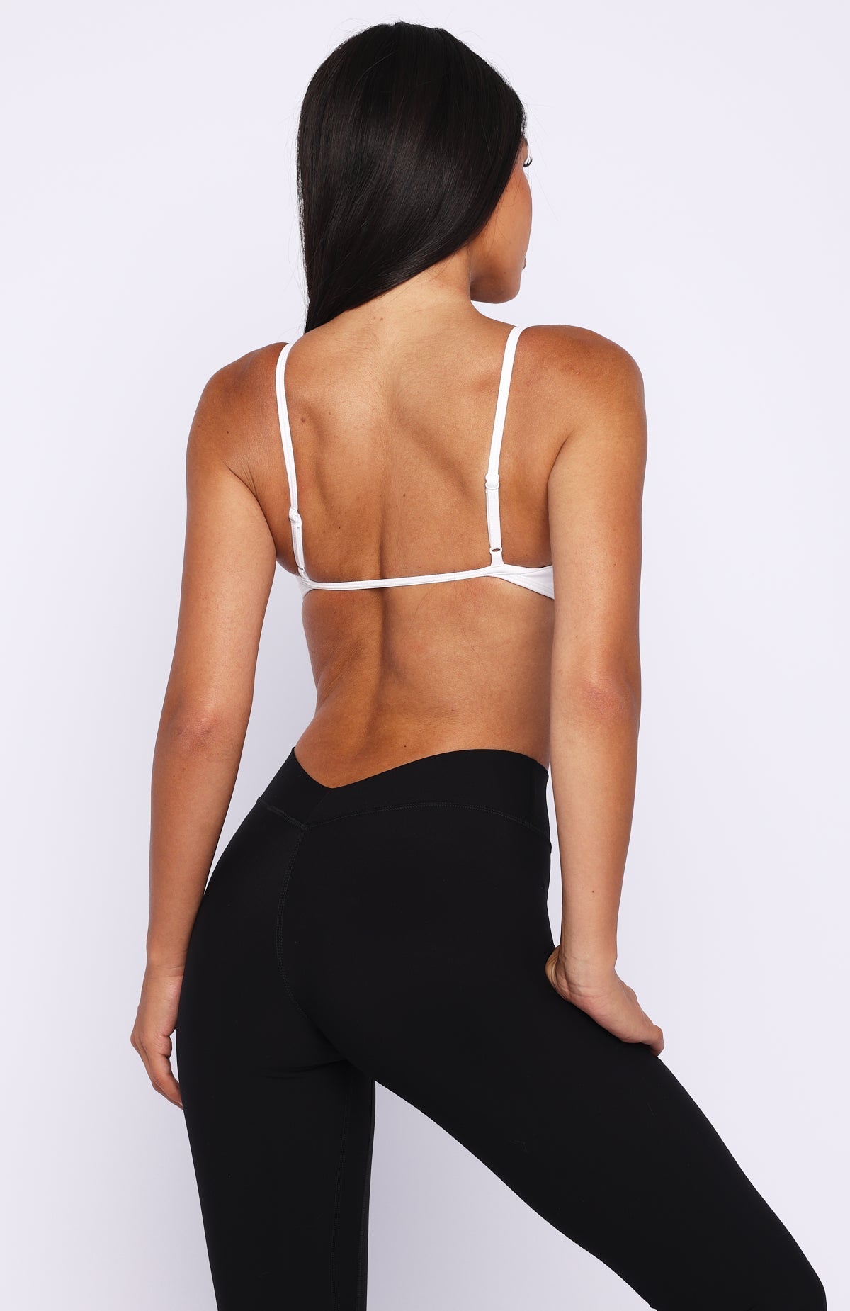 White Fox Swing Seamless Sports Bra White