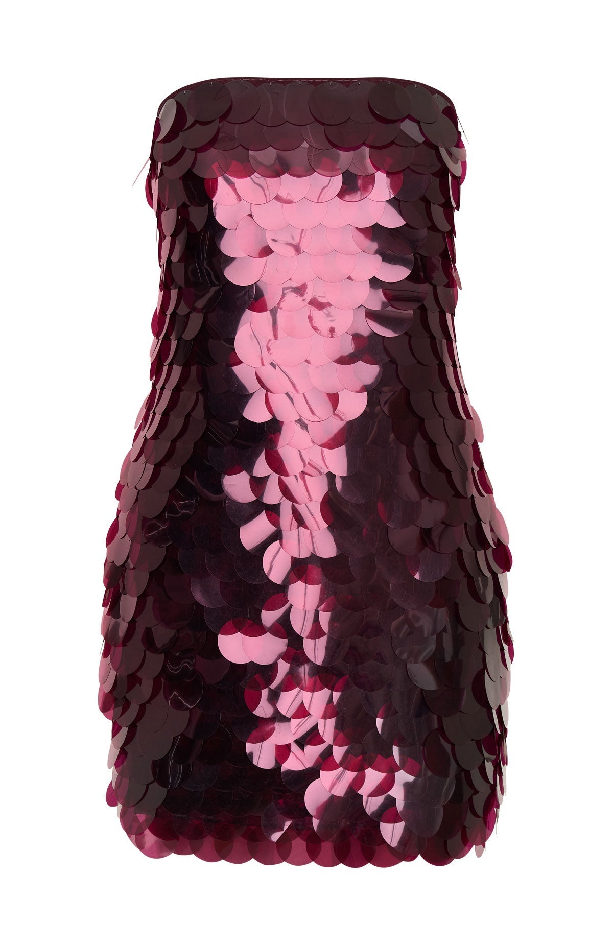 White Fox Disco Darling Sequin Mini Dress Plum
