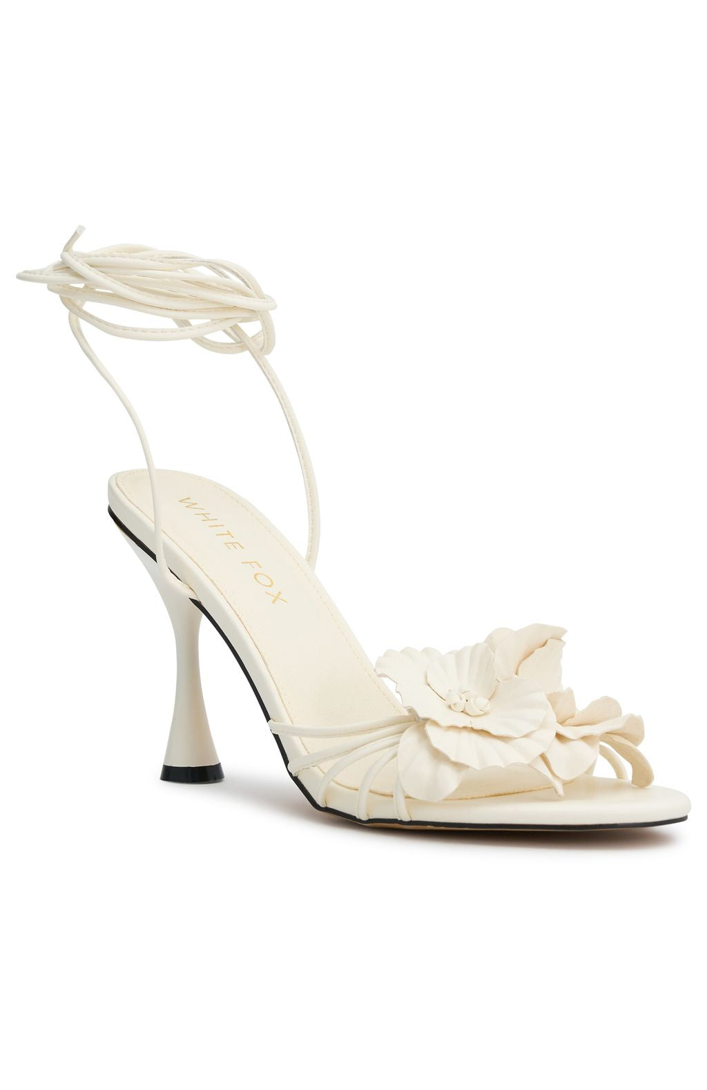 White Fox Tempest Wrap Heels Off White