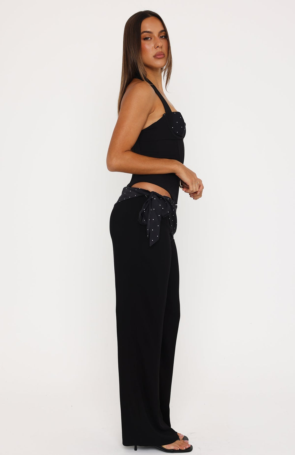 White Fox Night Kiss Pants Black