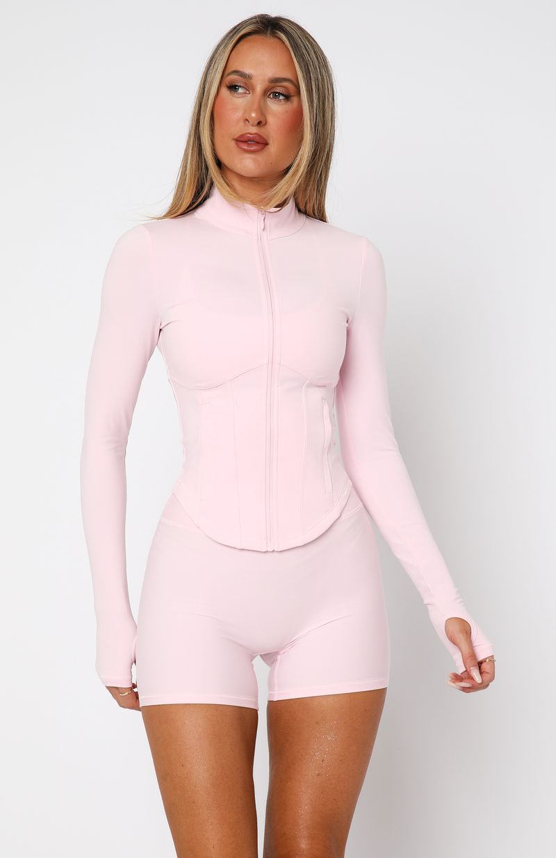 White Fox Kickoff Jacket Ballet Pink