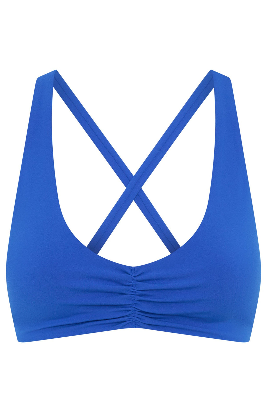 White Fox Race Me Sports Bra Electric Blue