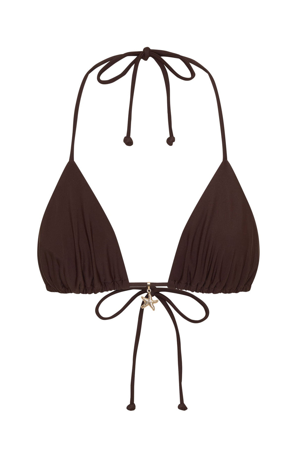 White Fox Sunset Bay Bikini Top Espresso