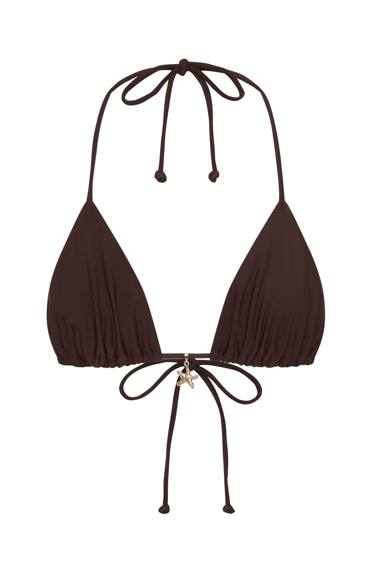 White Fox Sunset Bay Bikini Top Espresso