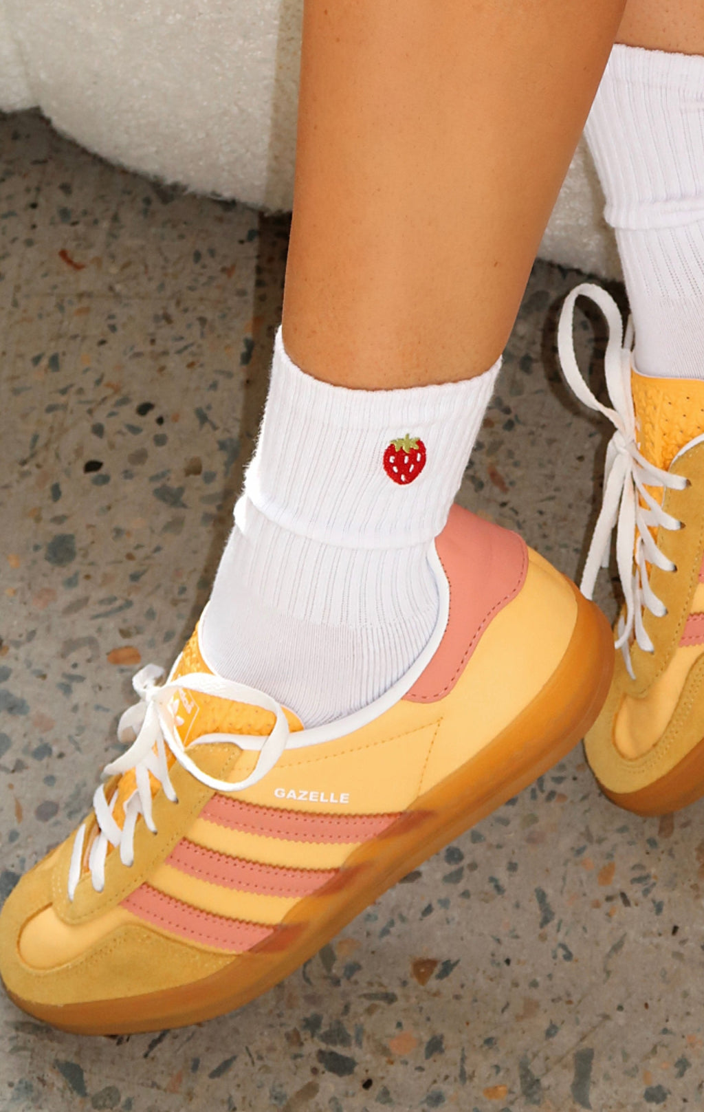 White Fox Sweetest Berry Socks White