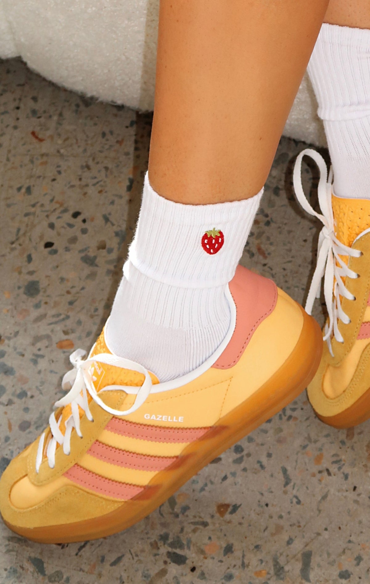 White Fox Sweetest Berry Socks White