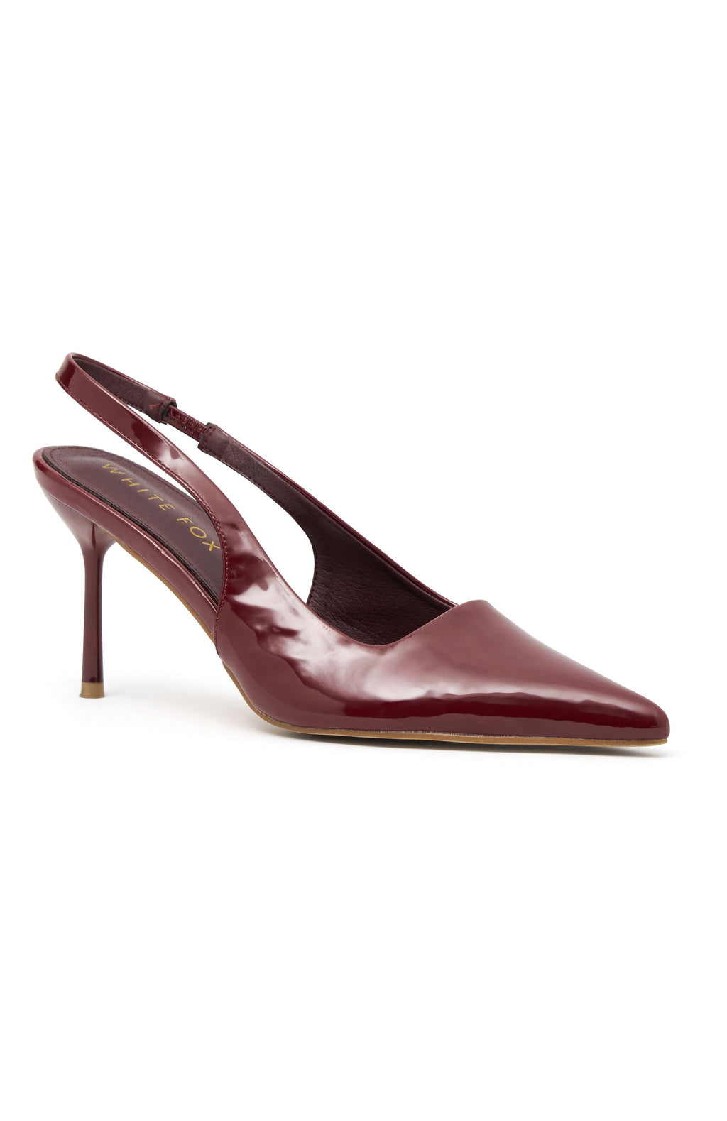 White Fox Tayte Slingback Heel Cherry Cola