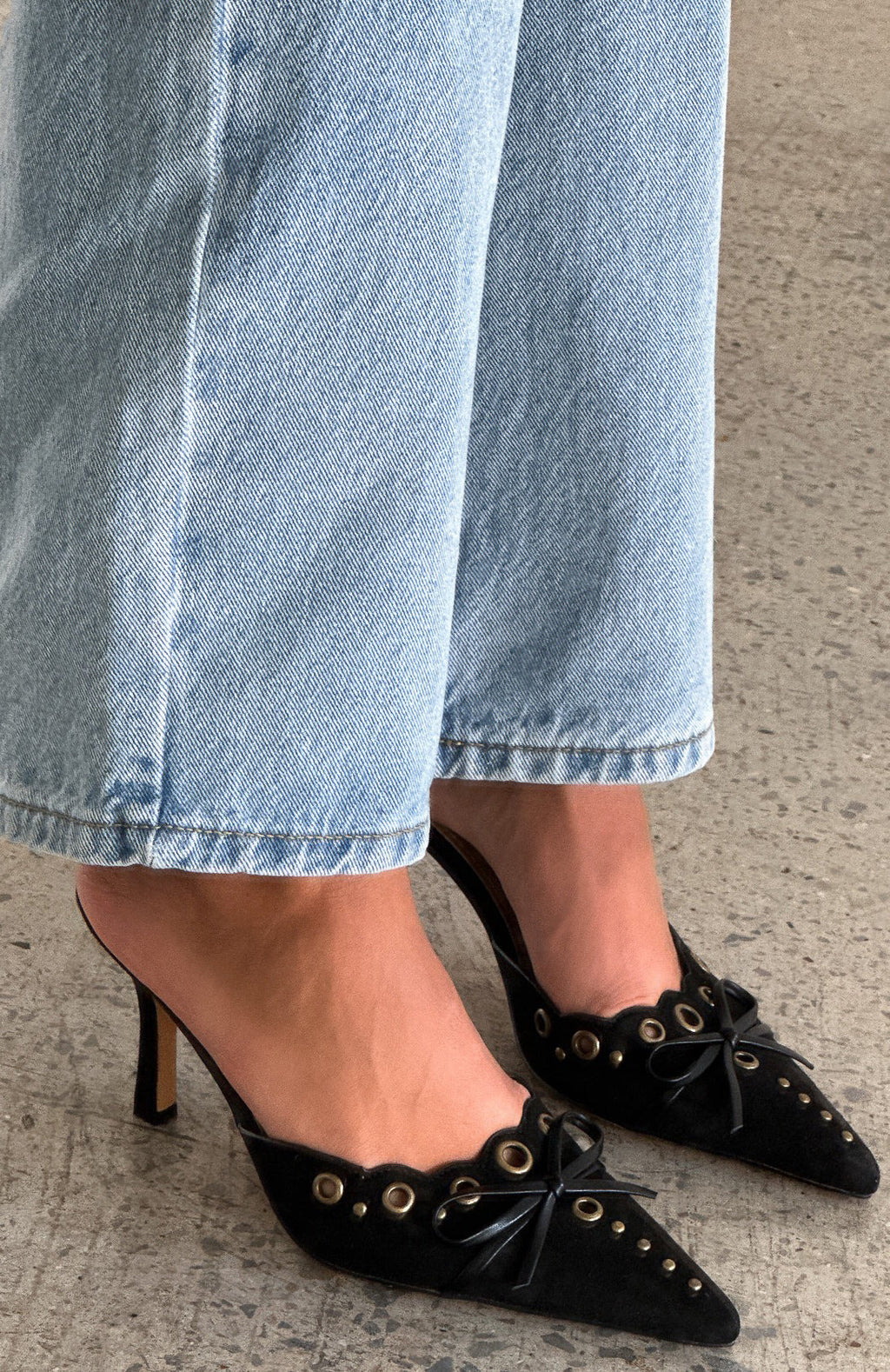 White Fox Leina Heels Black