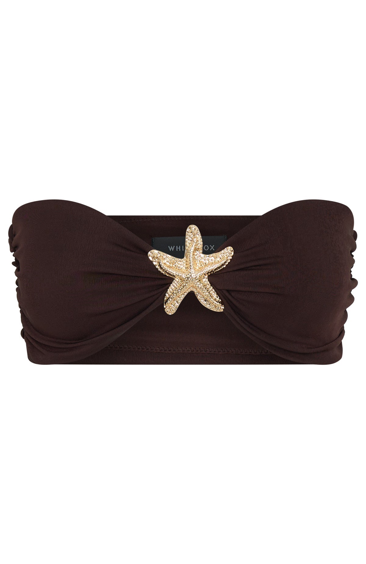 White Fox Lil Mermaid Strapless Top Chocolate
