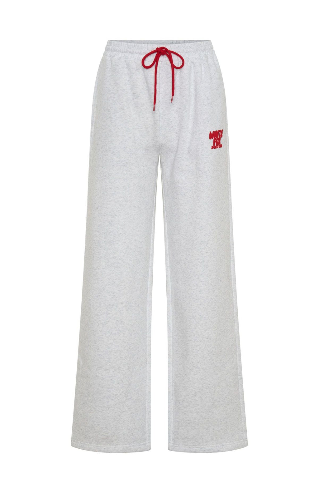 White Fox Club 14 Allie Wide Leg Sweatpants Grey Marle
