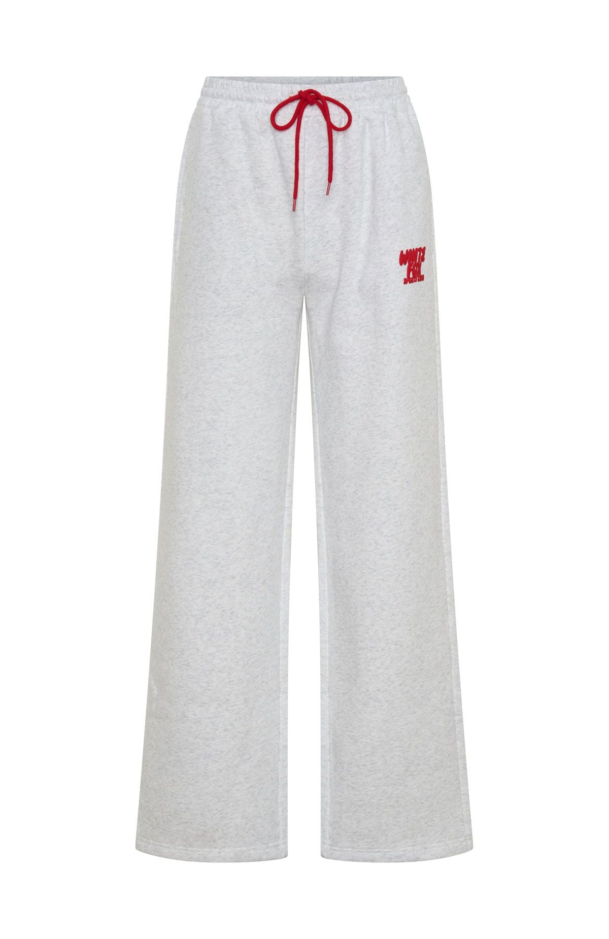 White Fox Club 14 Allie Wide Leg Sweatpants Grey Marle