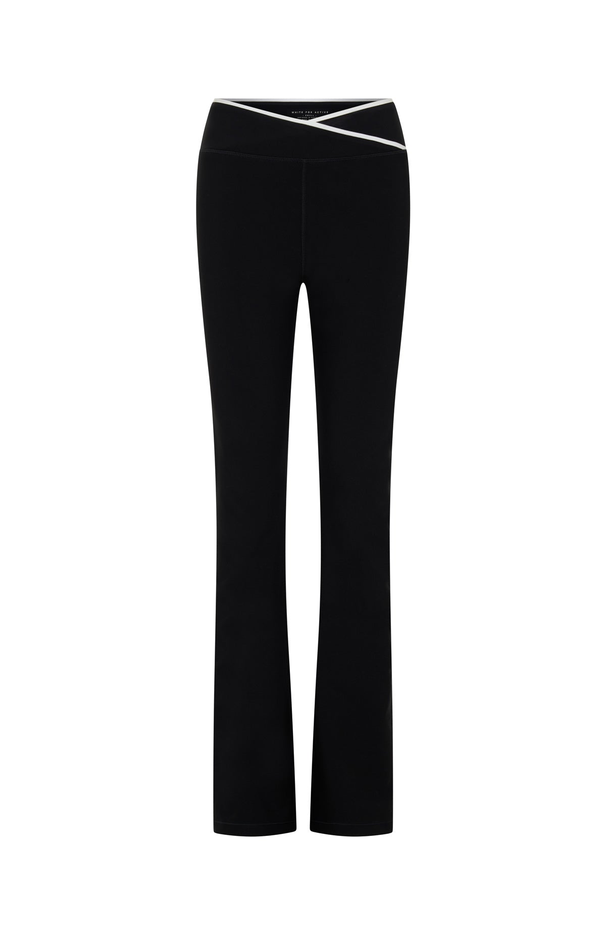 White Fox Reflex Flare Leggings Black/White