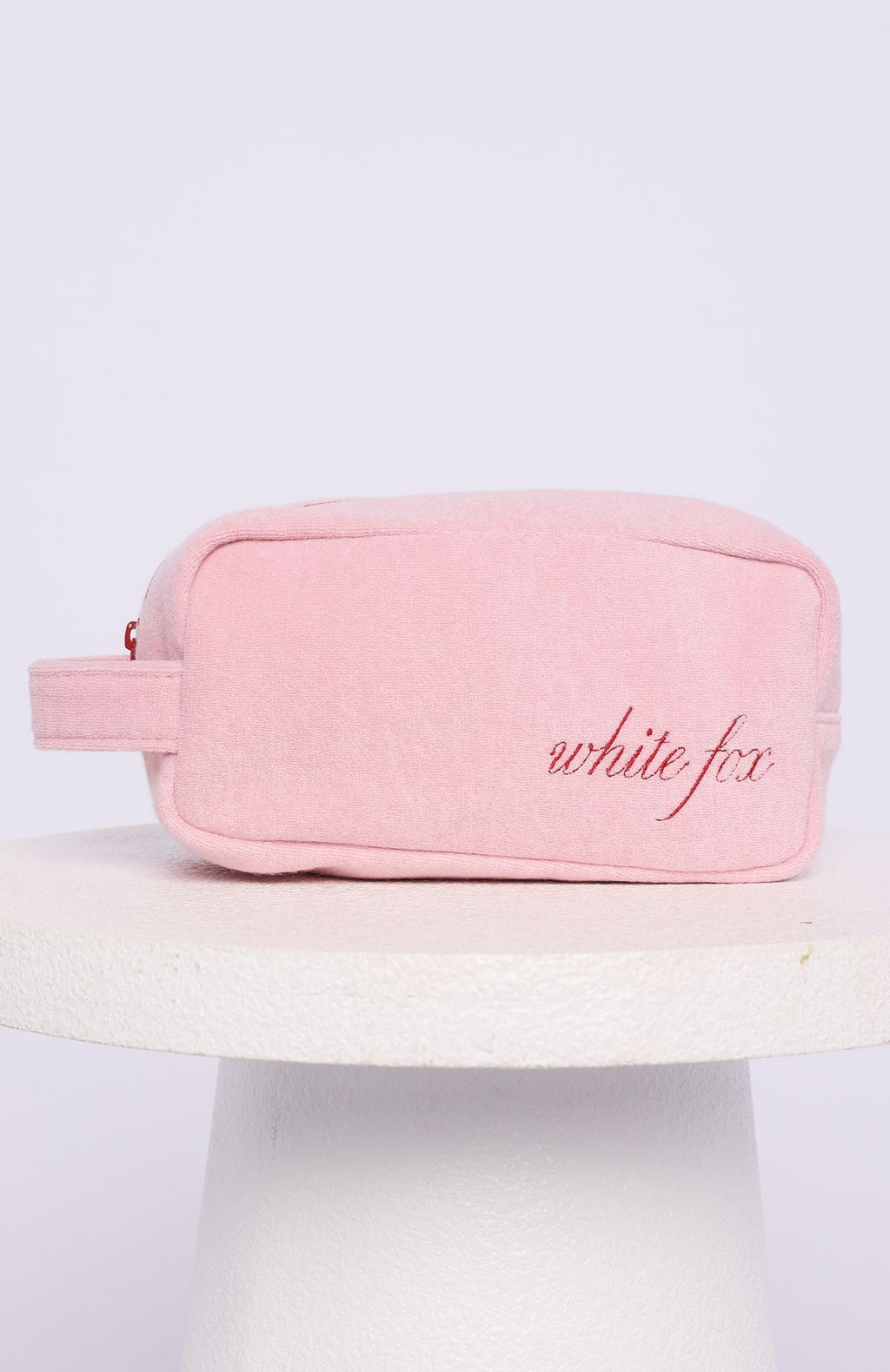 White Fox Lillian Cosmetic Bag Baby Pink
