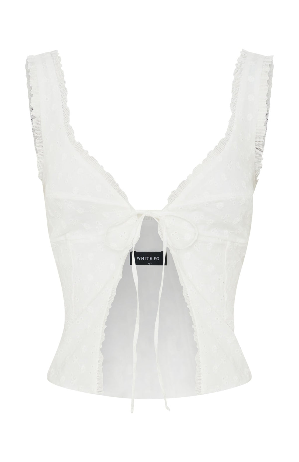 White Fox Catch My Drift Top Off White