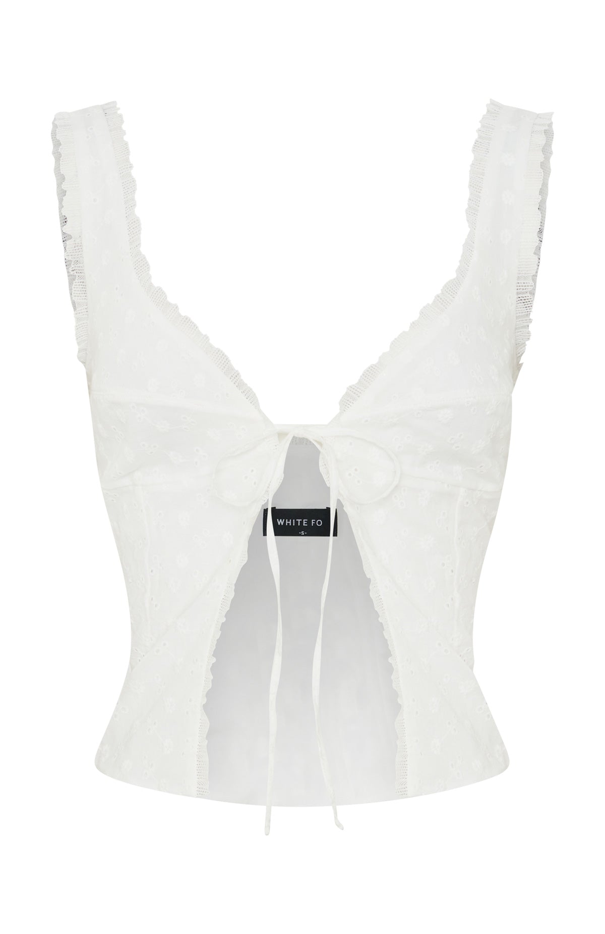 White Fox Catch My Drift Top Off White