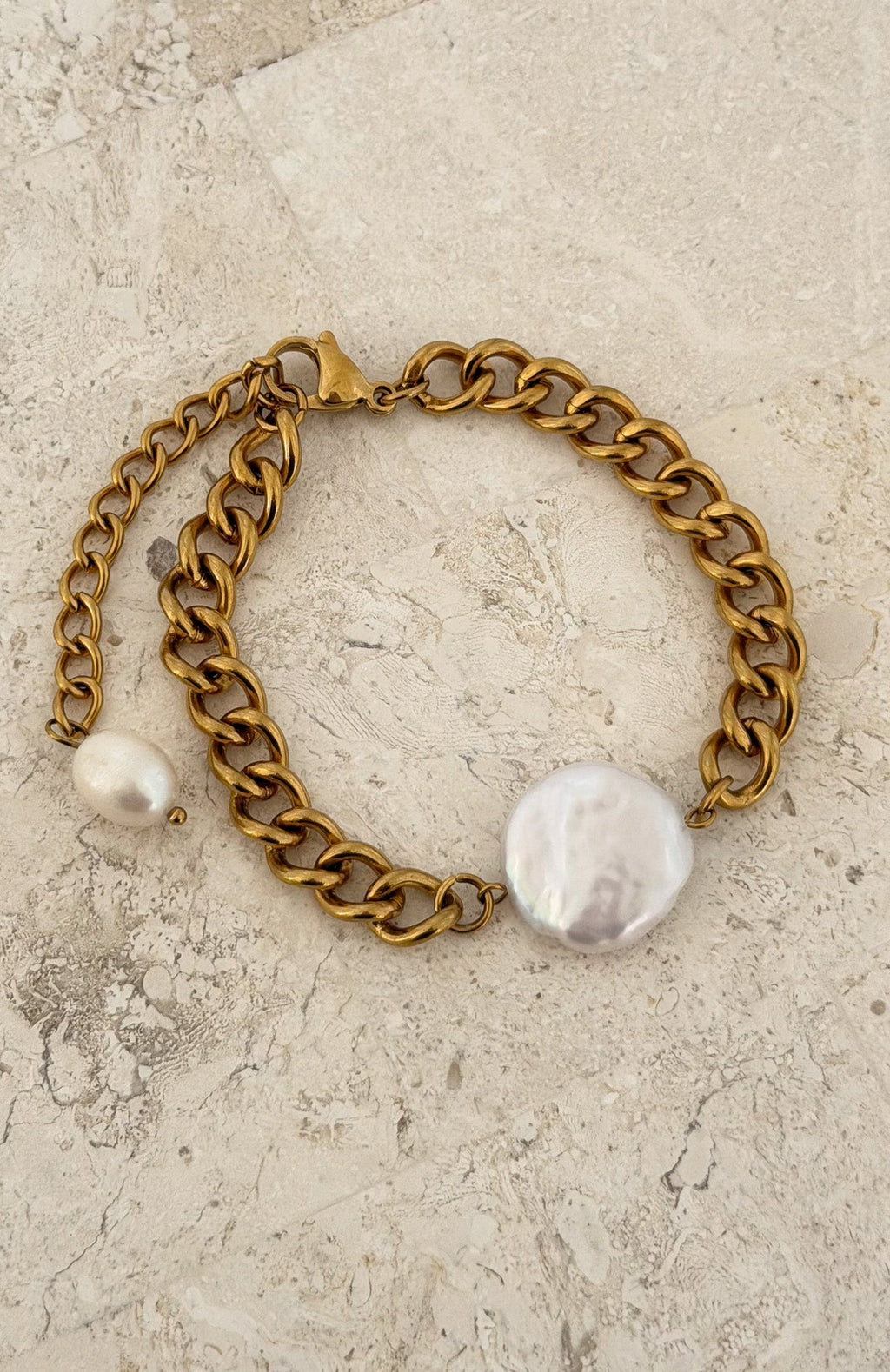 White Fox Lawson Bracelet Gold