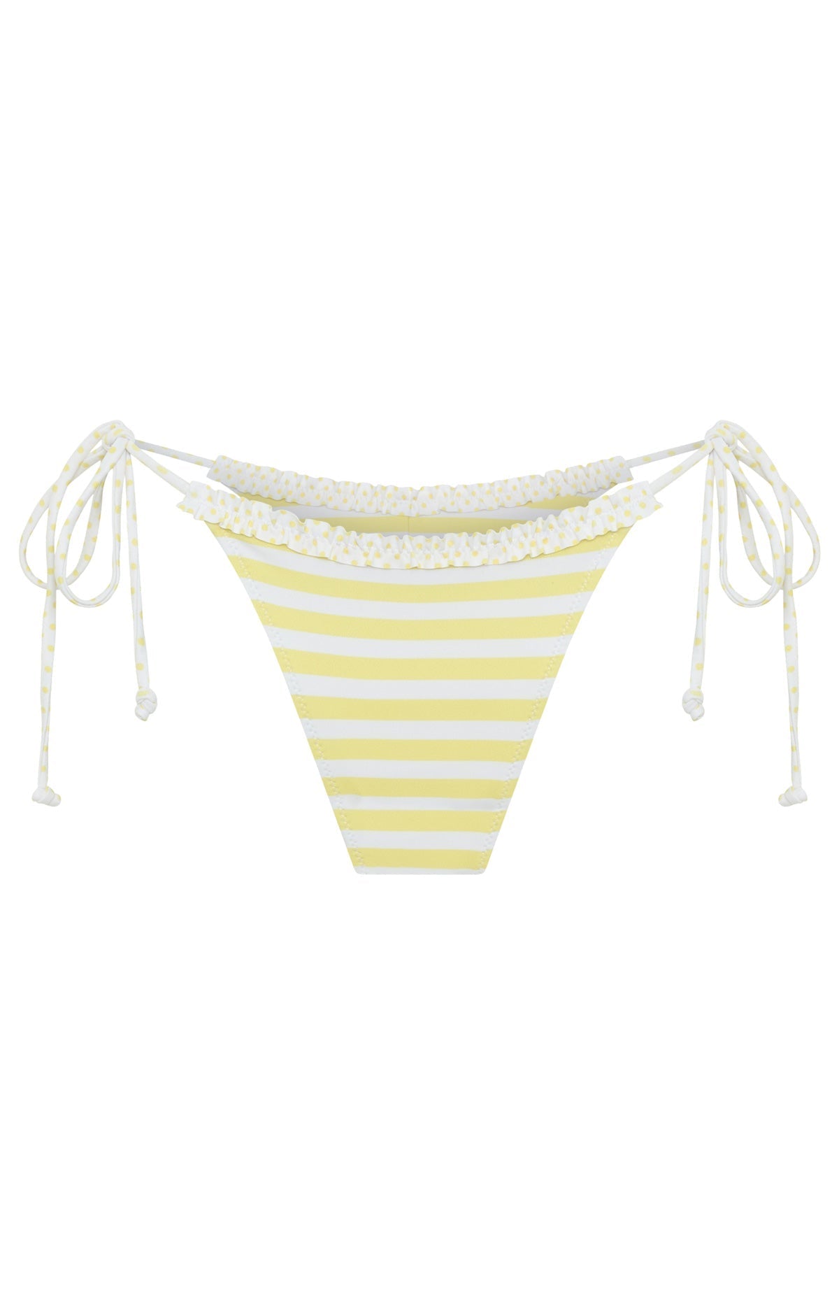 White Fox Coogee Bottoms Lemoncello Stripe