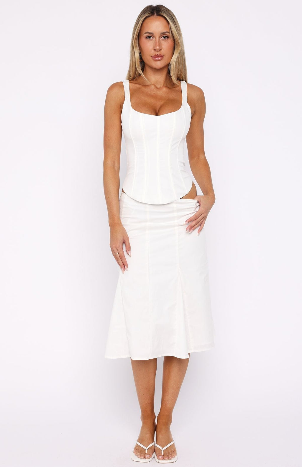 White Fox Empire Energy Bustier White