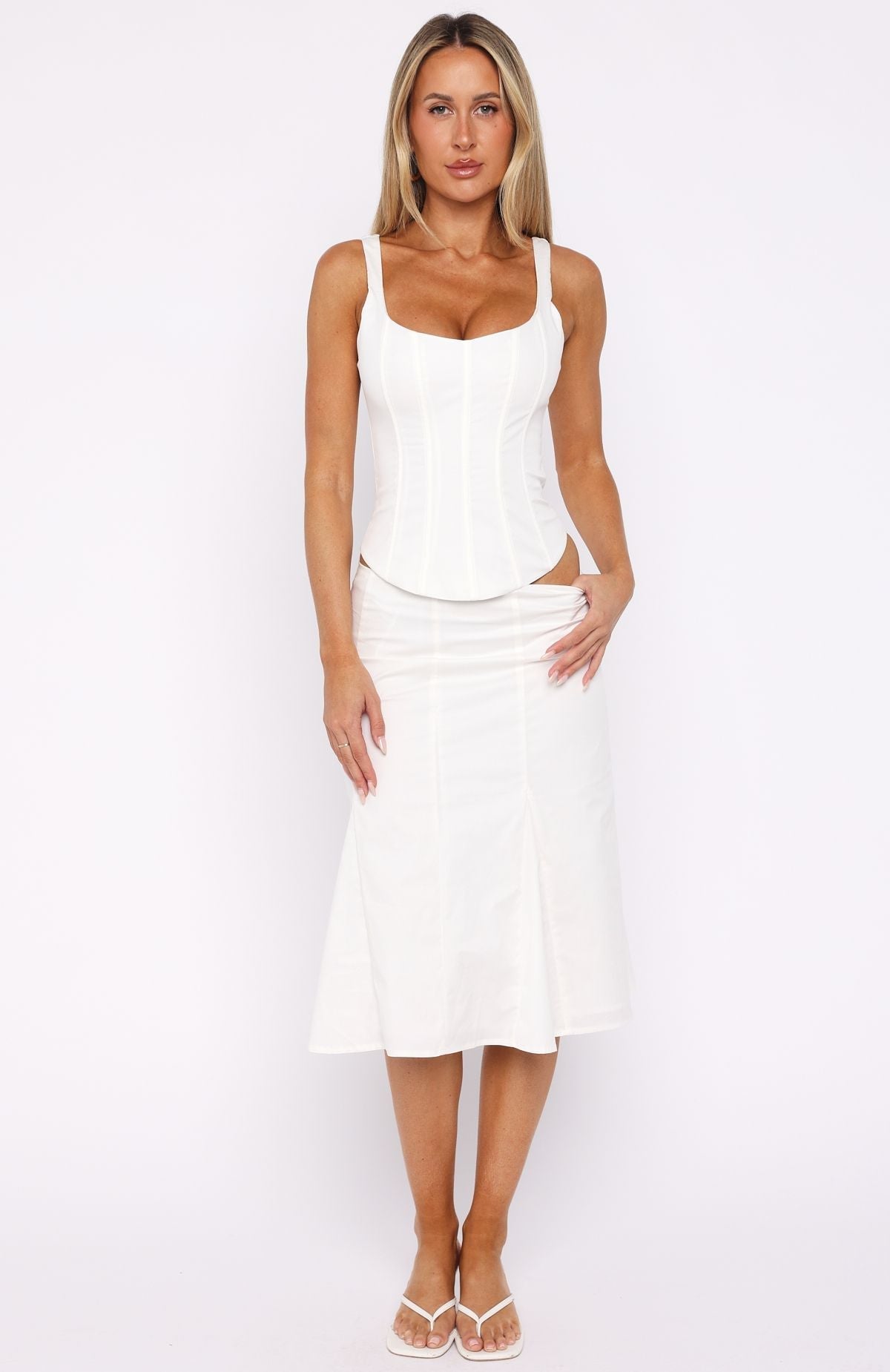 White Fox Empire Energy Bustier White