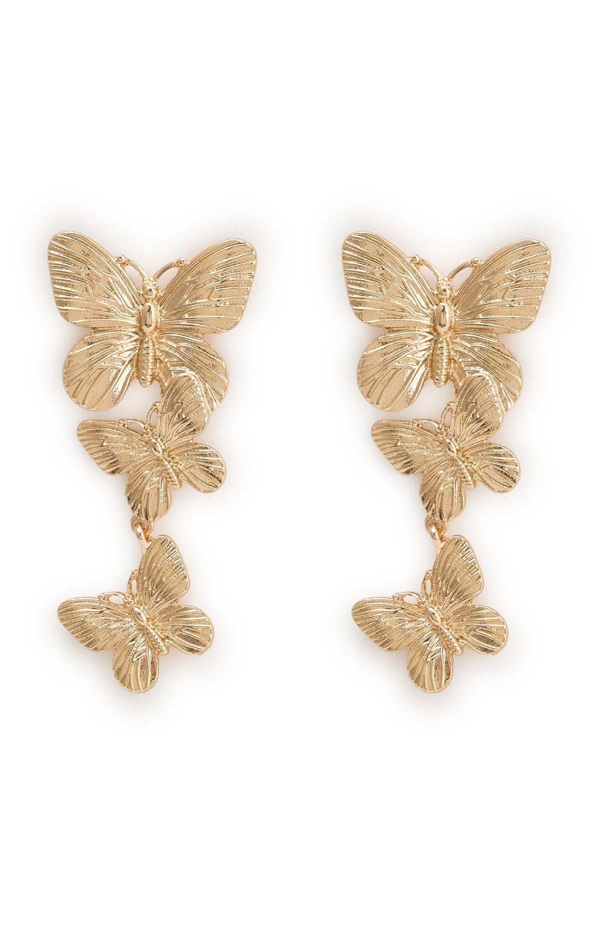 White Fox Talita Earrings Gold
