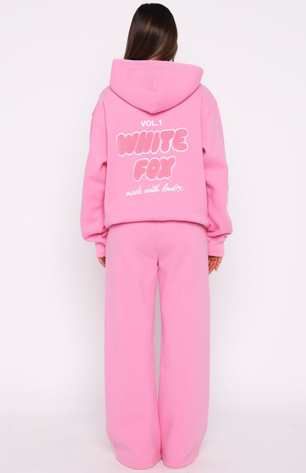 White Fox Vol. 1 Wide Leg Sweatpants Bubblegum