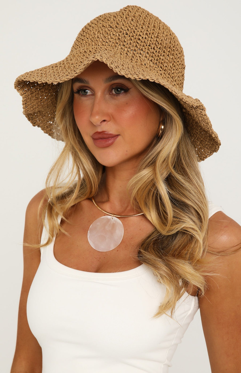 White Fox Sonny Bucket Hat Natural