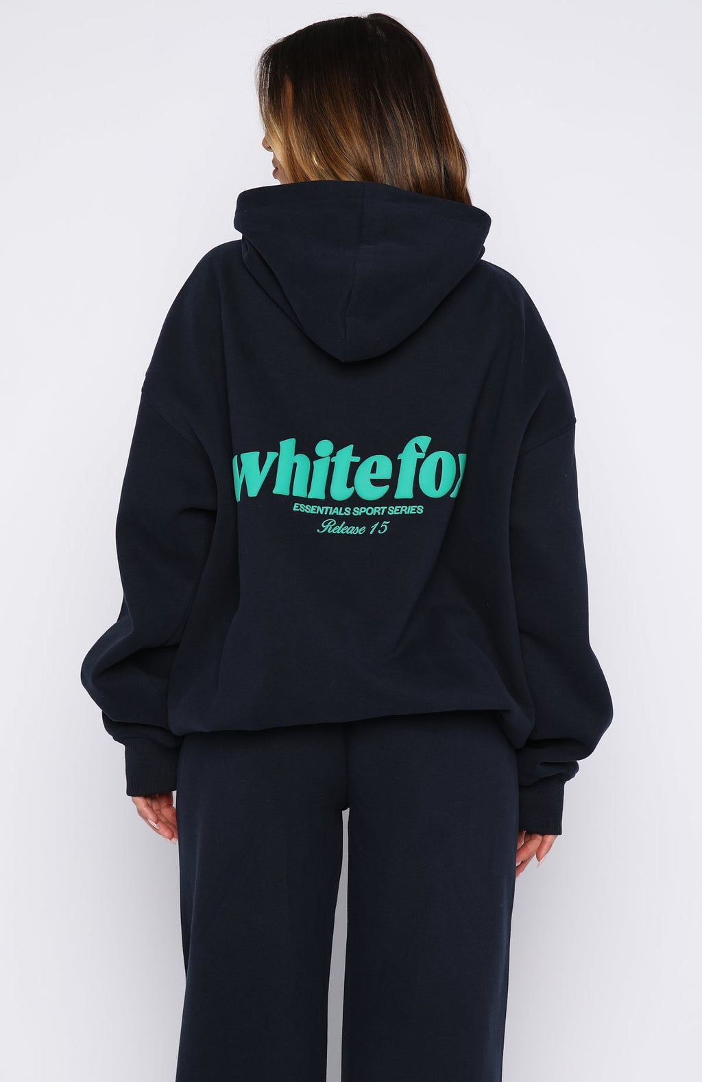 White Fox Release 15 Kiana Oversized Hoodie Navy