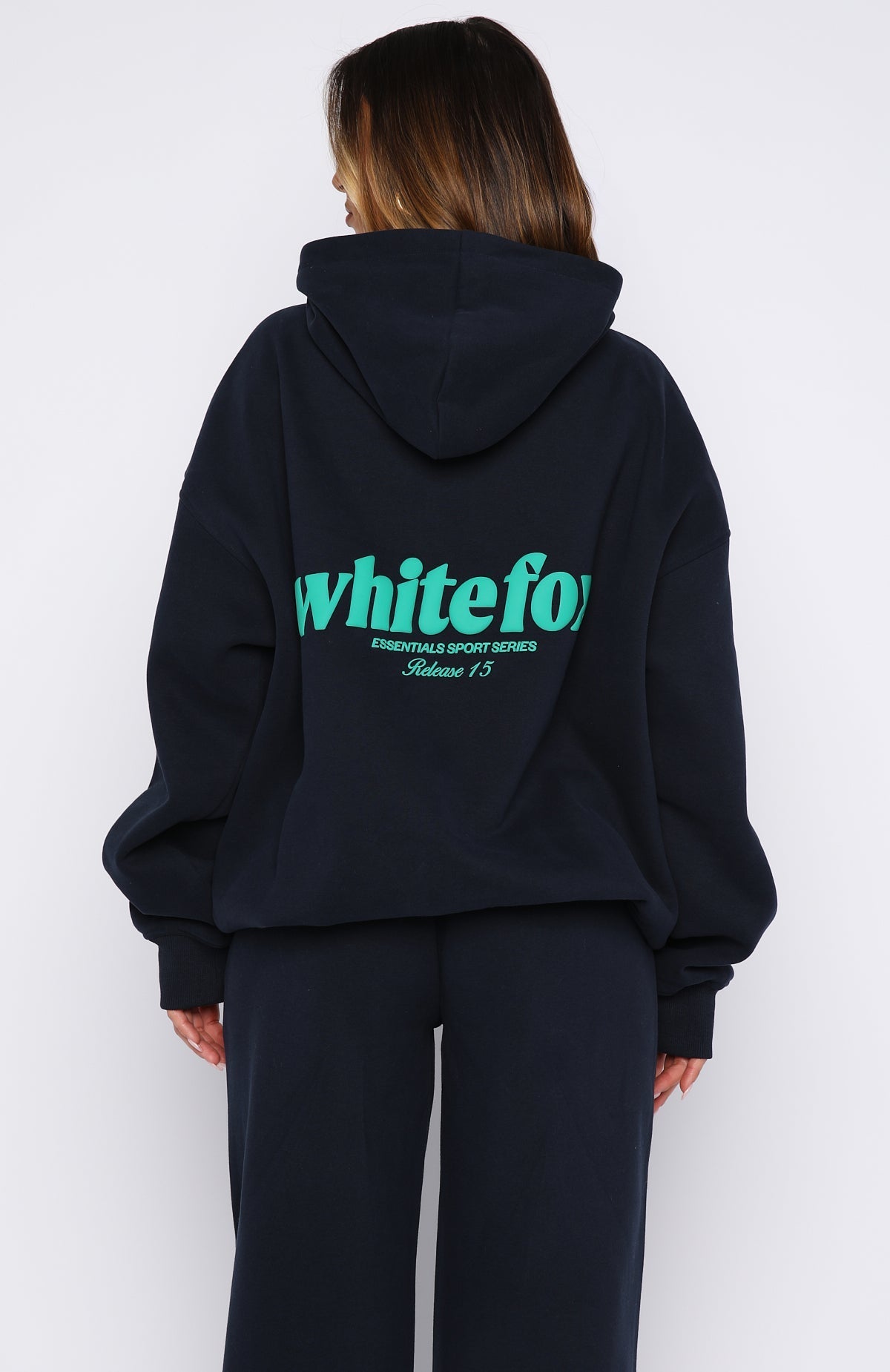 White Fox Release 15 Kiana Oversized Hoodie Navy