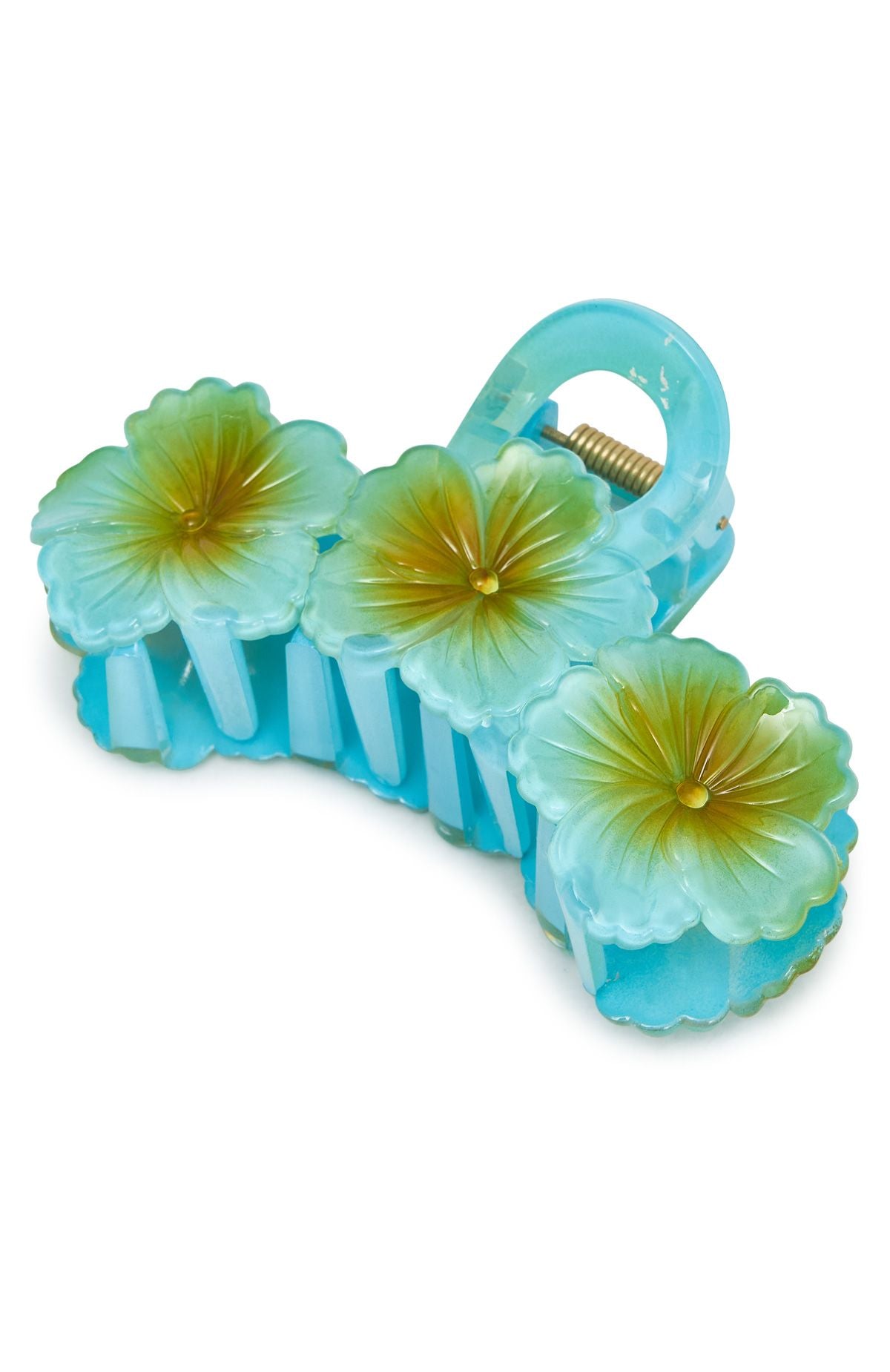 White Fox Chantria Hair Clip Blue