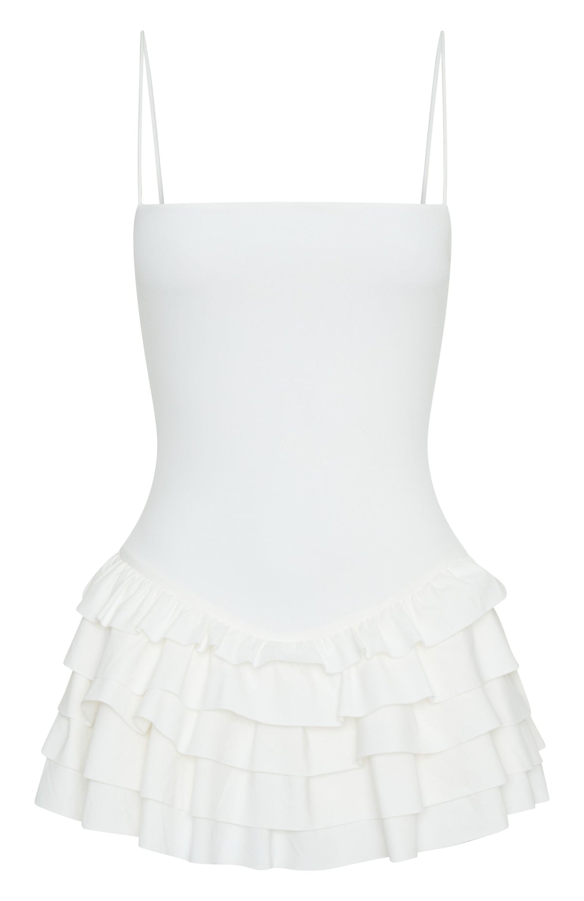 White Fox Photo ID Playsuit White