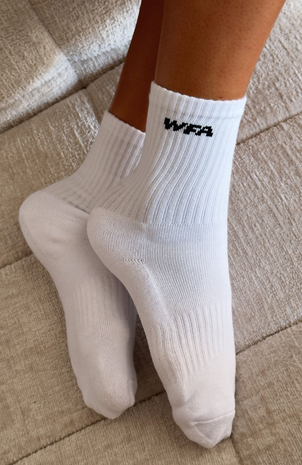 White Fox WFA 2 Pack Socks White/Black