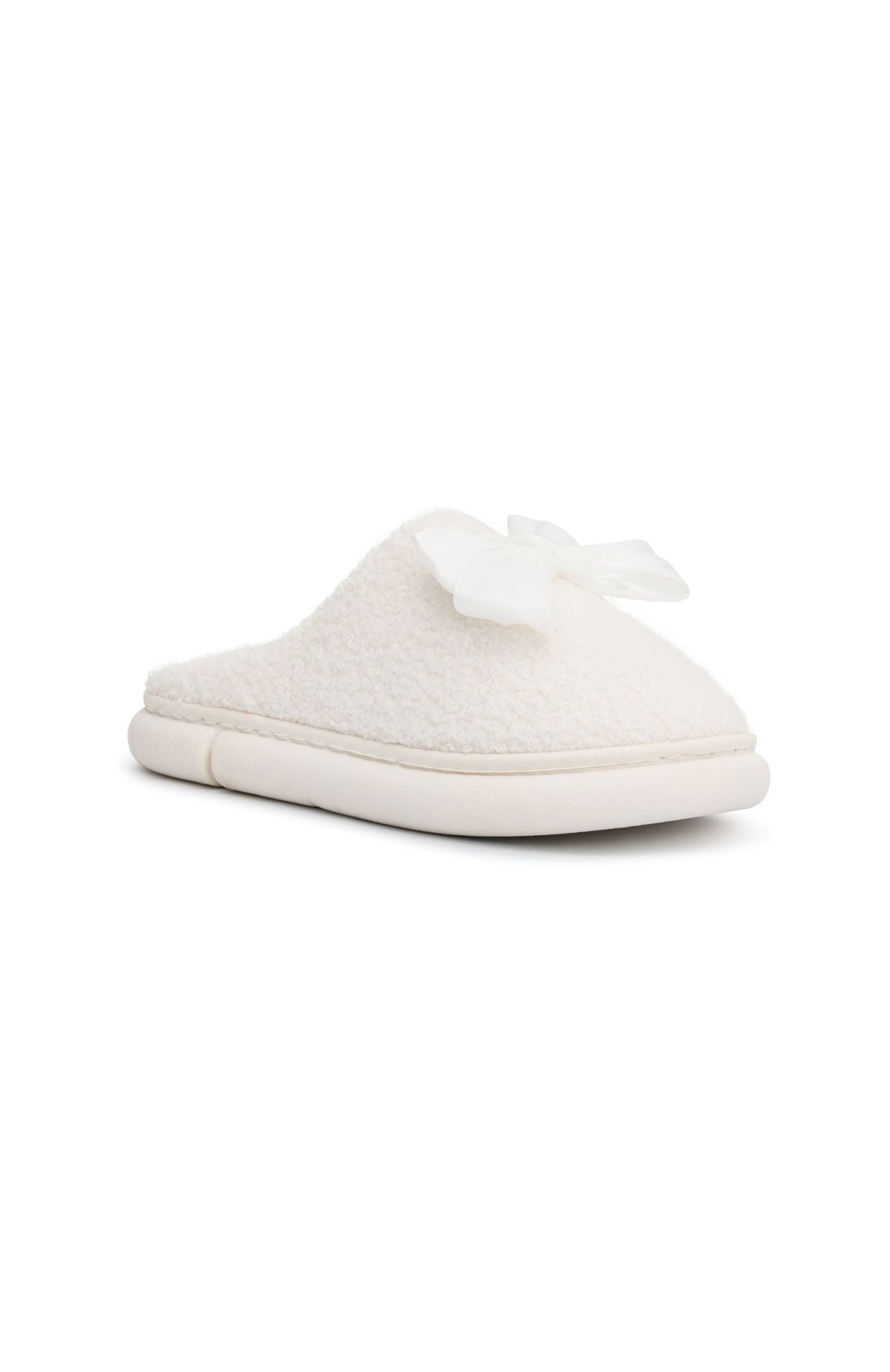 White Fox Sophie Slippers White