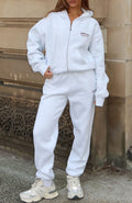 White Fox Can't Miss It Sweatpants Grey Marle/Rose Gold