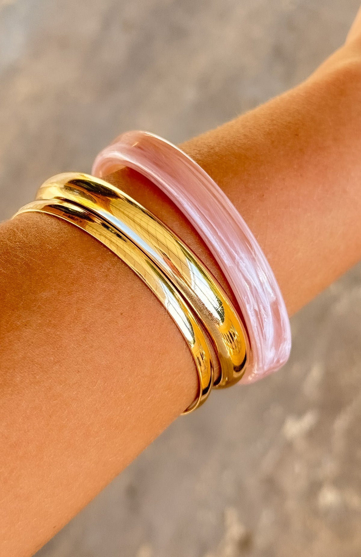 White Fox Goran Bracelet Set Gold