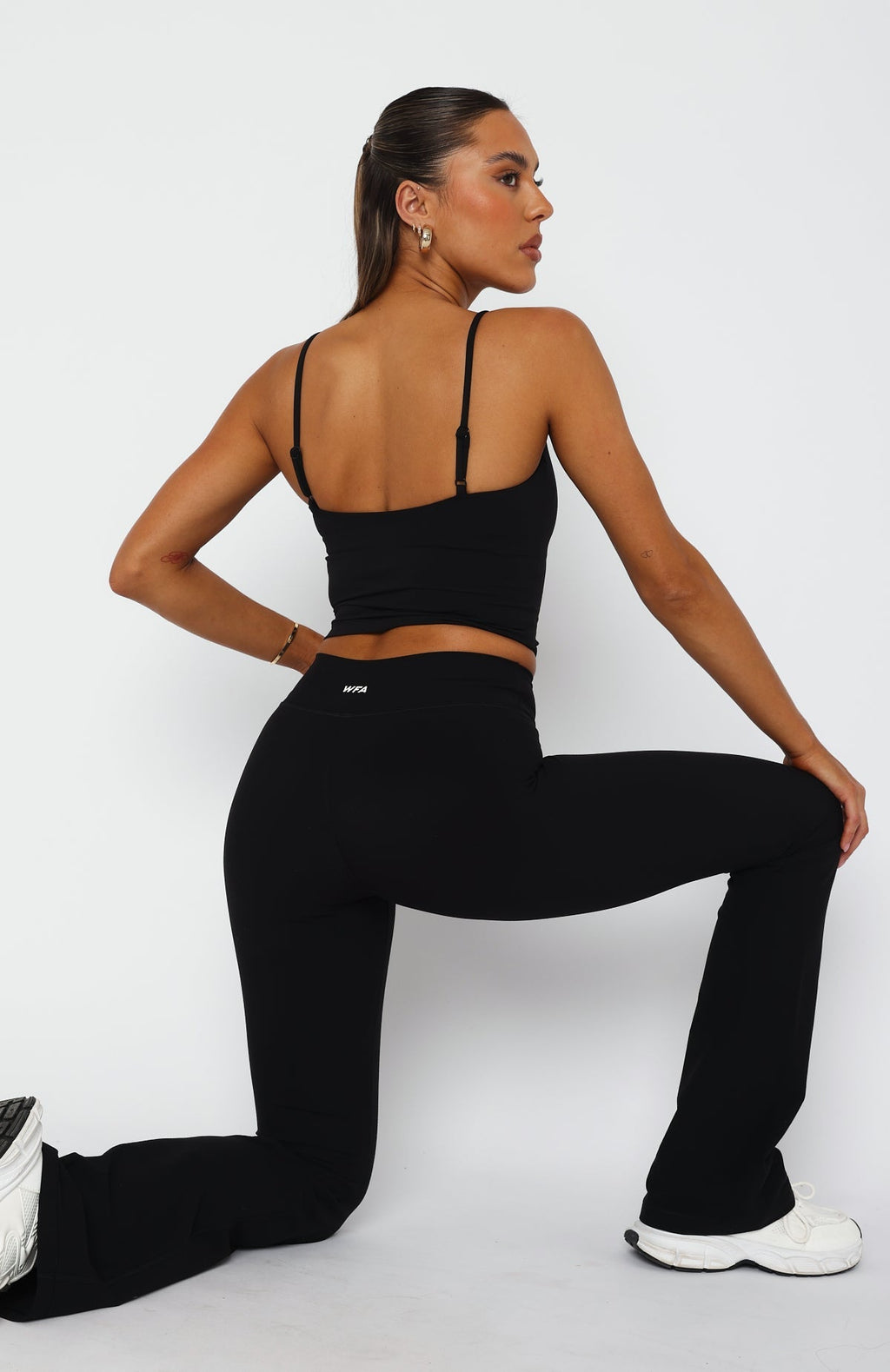 White Fox More Energy Active Tank Black