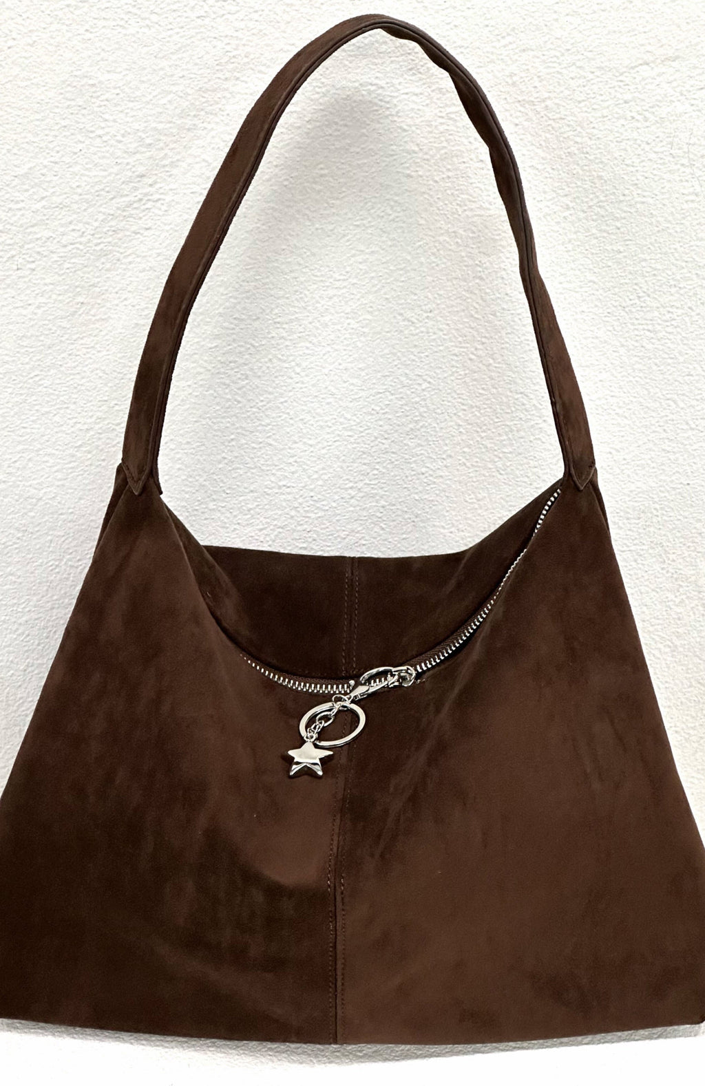 White Fox Hadley Shoulder Bag Chocolate