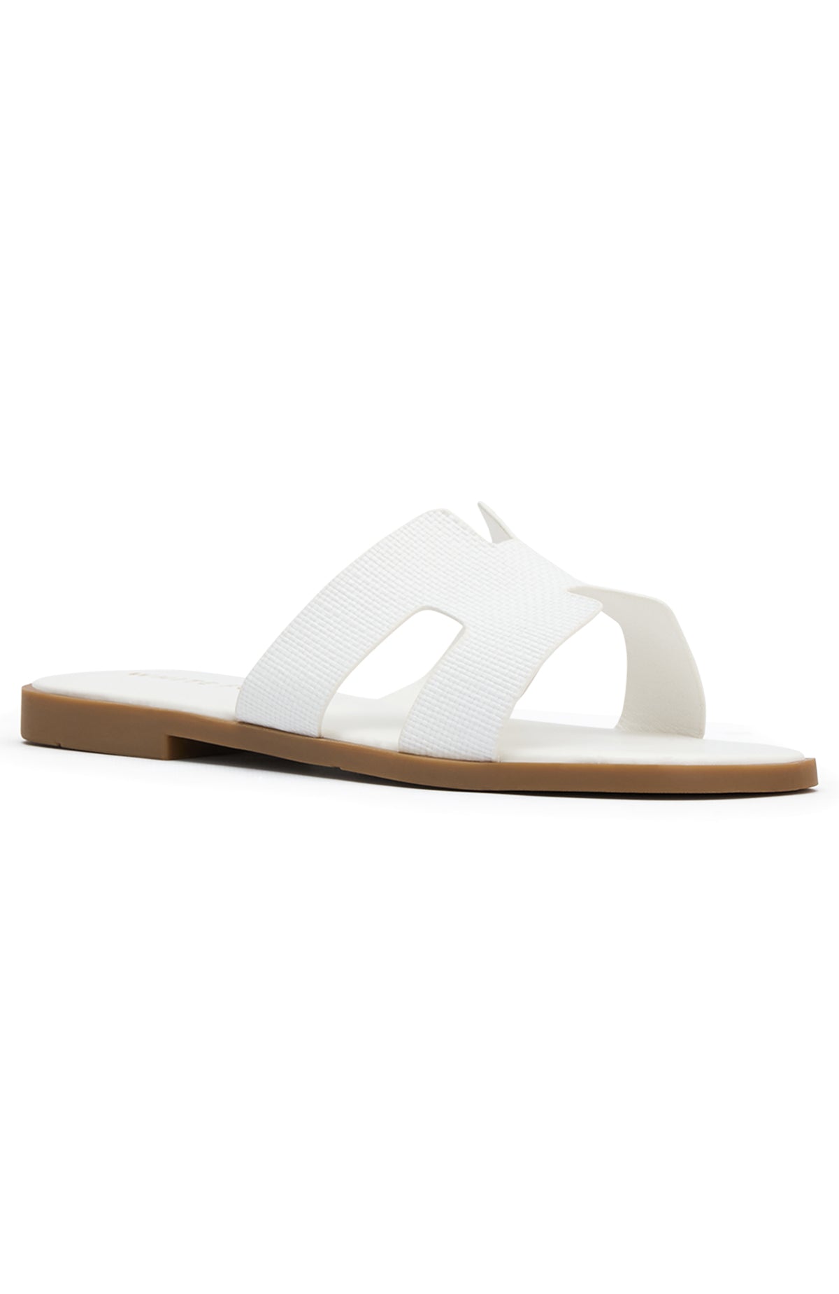 White Fox Kyra Sandals White Raffia
