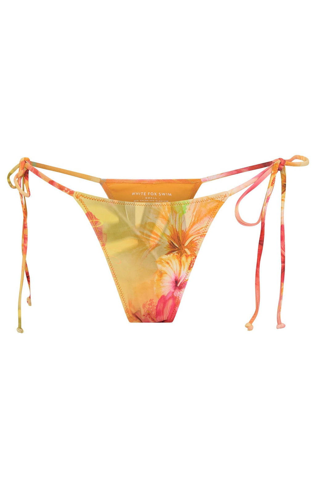 White Fox Tidal Wave Cheeky Bottoms Tangerine Bloom