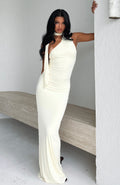 White Fox Sugar High Maxi Dress Lemon