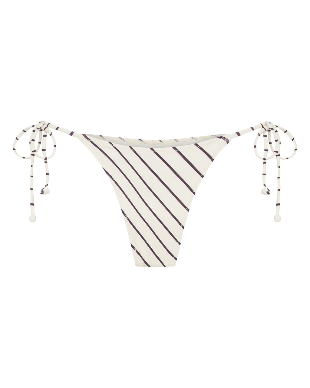 White Fox Cabo Bottoms Cream/Choc Stripe