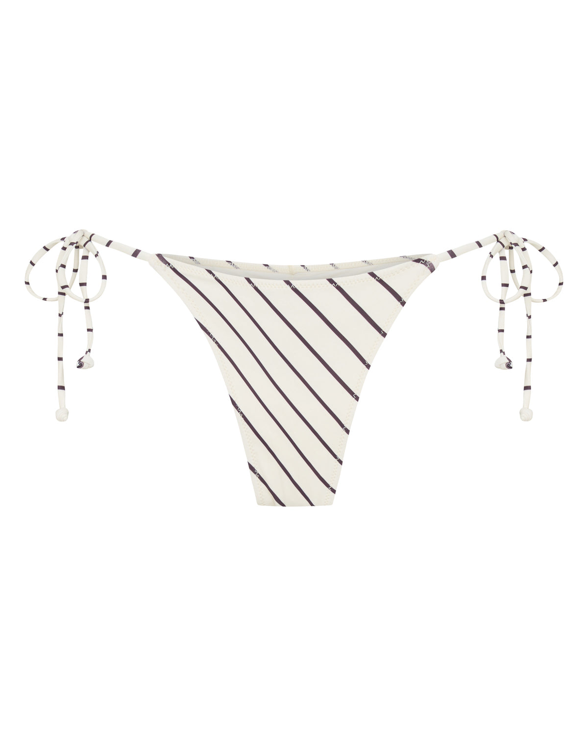 White Fox Cabo Bottoms Cream/Choc Stripe