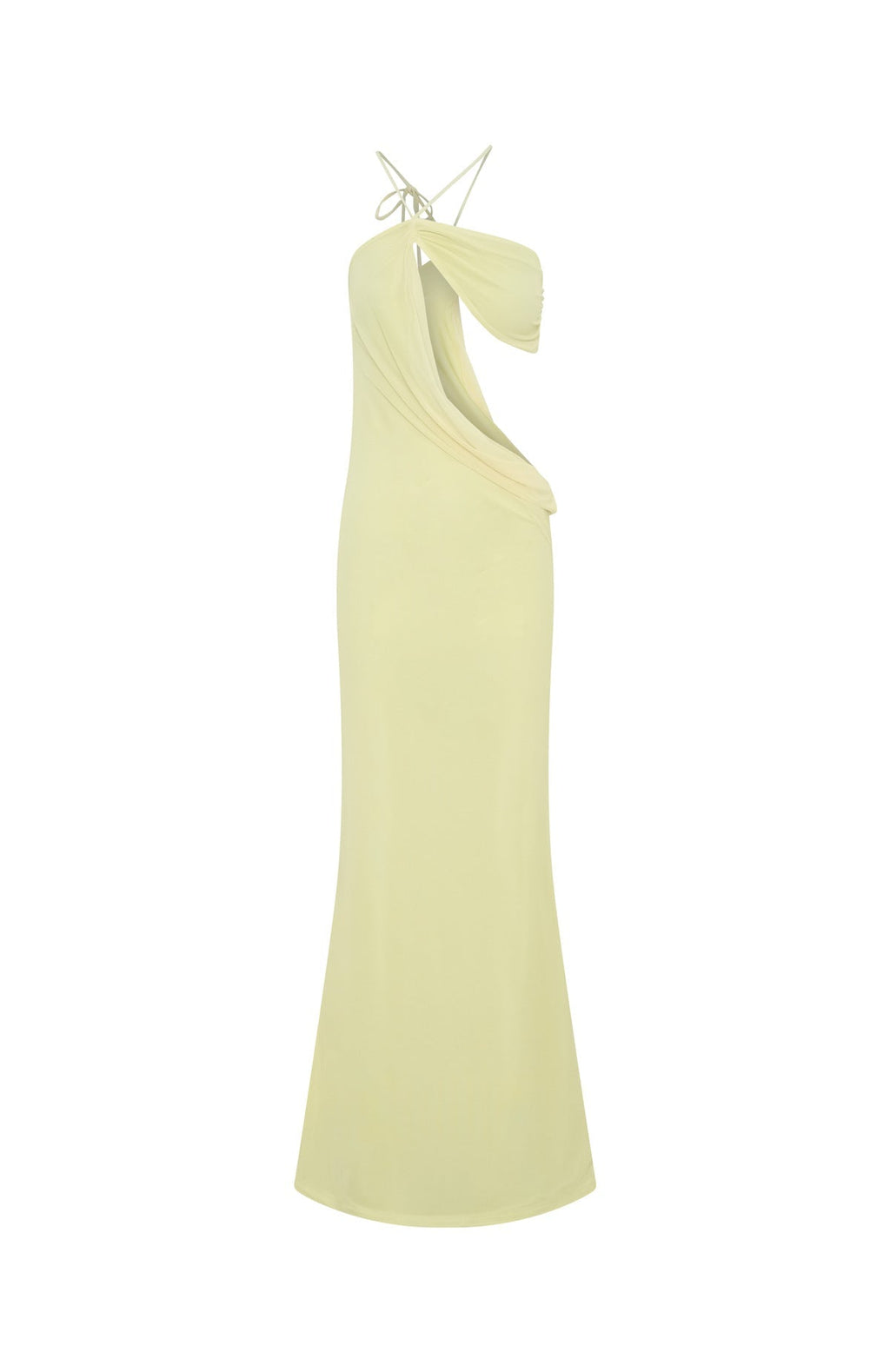 White Fox Monaco Moment Maxi Dress Lemon