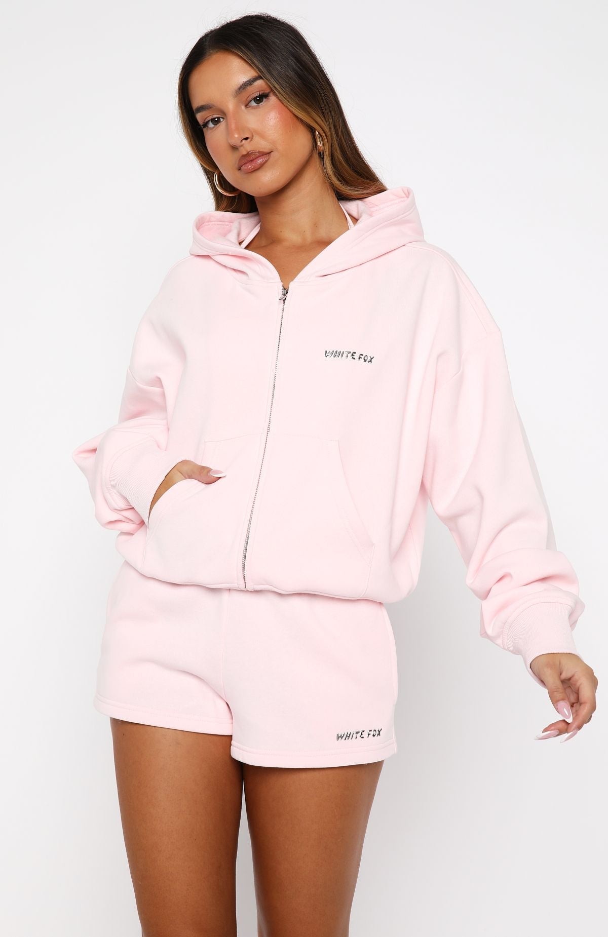 White Fox Test Drive Lounge Shorts Icy Pink