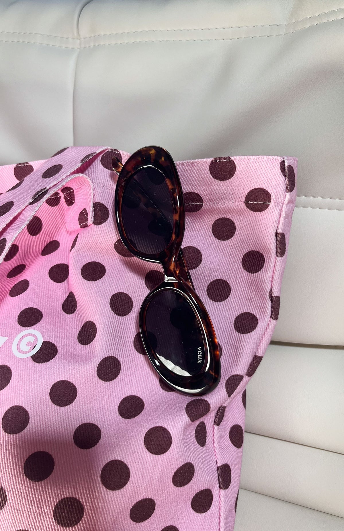 White Fox Emerald Sunglasses Tortoise