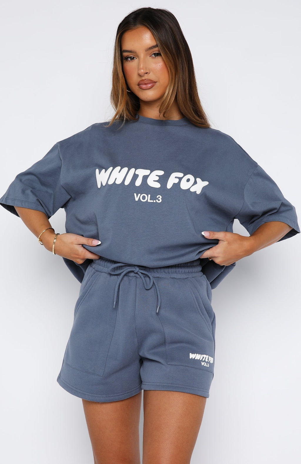 White Fox Offstage Lounge Shorts Ocean