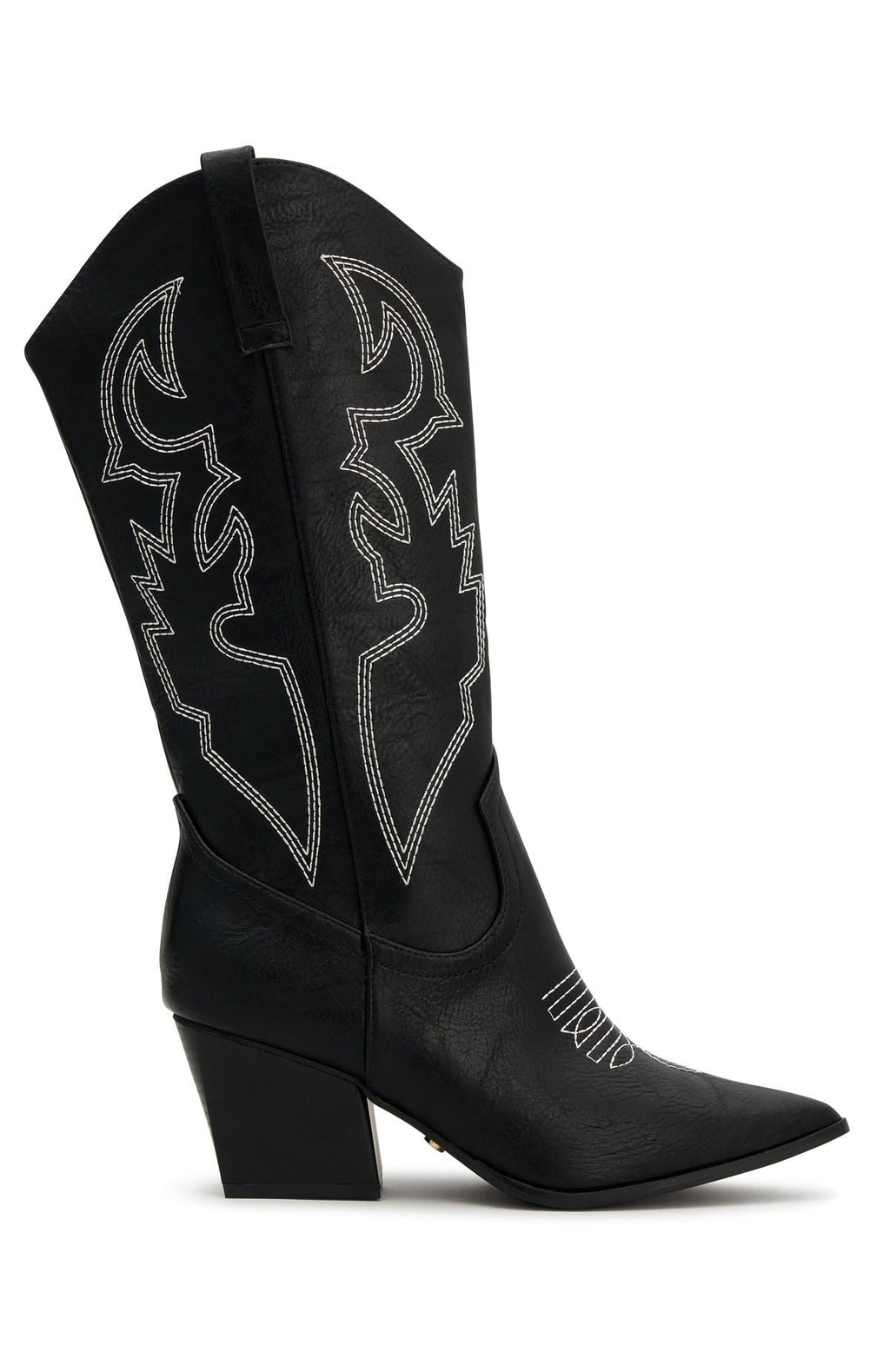 White Fox Alice Cowboy Boots Black