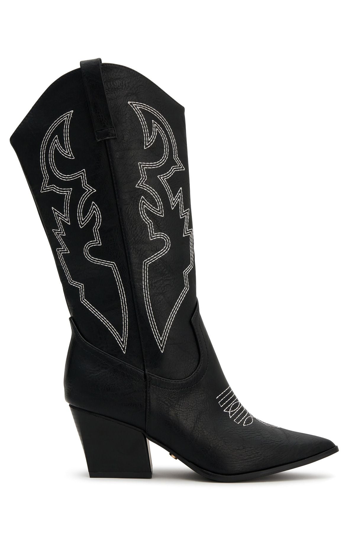White Fox Alice Cowboy Boots Black